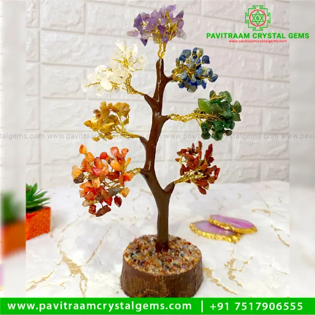 7 Chakra Crystal Tree